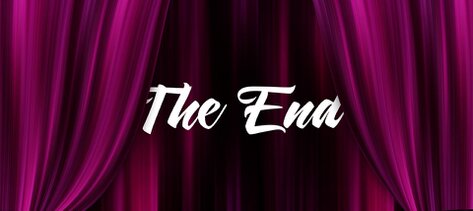 A purple curtain with "The Era" written across the center