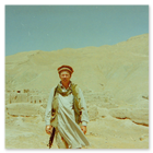 Myself wearing a combination U.S. Army uniform and Afghan clothing on a field mission Konduz, Afghanistan 2002