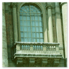 The Popes balcony at the Vatican, Rome, Italy 1985