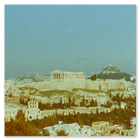 Photo of ancient greek ruins in Athens, Greece 1983