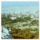 Photo of Athens, Greece from mountain 1983