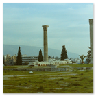 Ancient greek ruins in Athens, Greece 1983