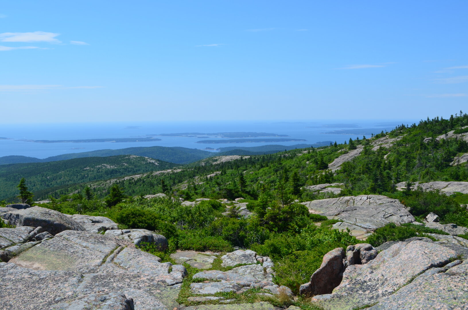 Photo taken from the top of Cadillac Mountain, Deer Island, Maine