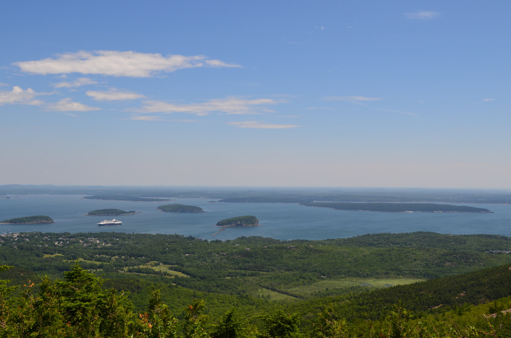 Image of inlet to harbor at Acadia National Park, Maine