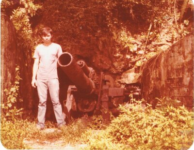 Photo taken of me in Guam in Frebruary of 1975. We were returning home from a WESPAC deployment starting in the fall of 1974