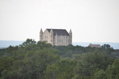 Photo taken of a castle on a hill in Burnet Texas 2016