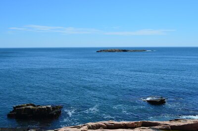 Photo of Frenchman's Bay from Acadia National Park, Maine in 2014